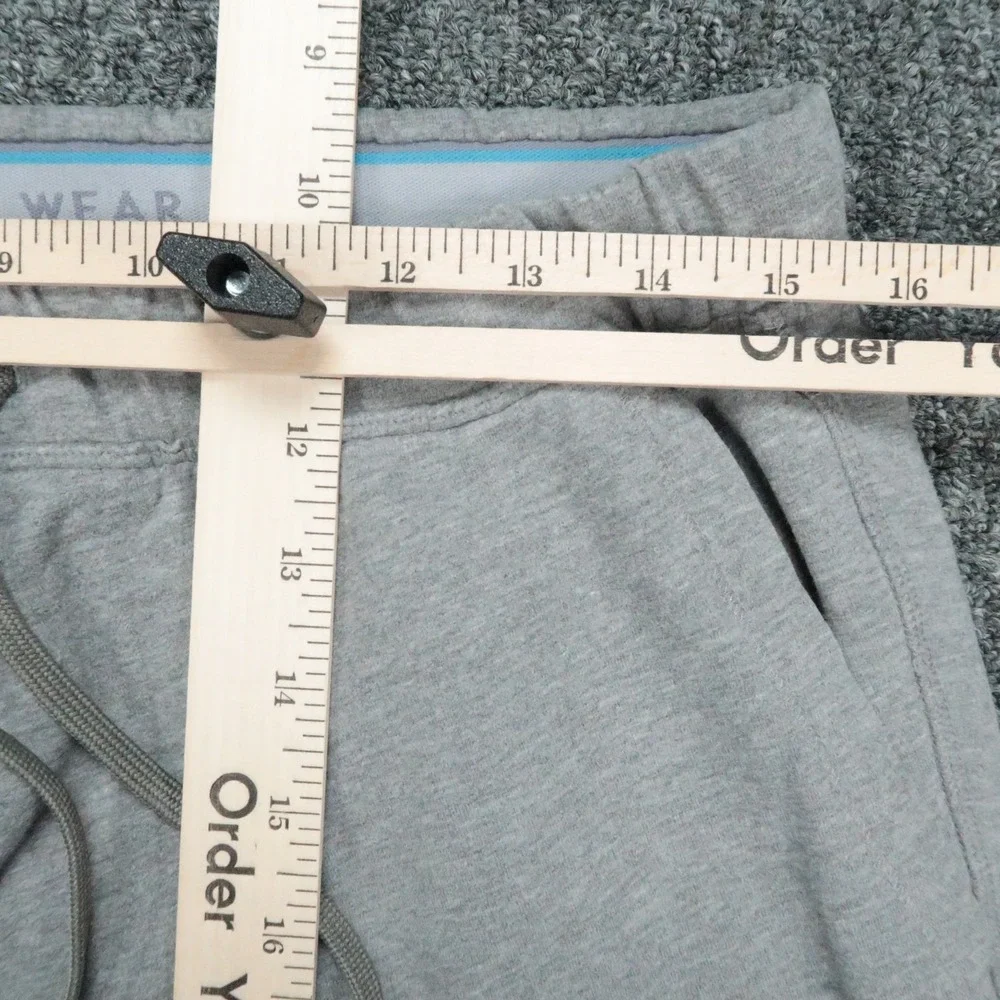 Mack Weldon Pants Mens Medium Gray Ace Jogger Athletic Zip Pocket Tapered